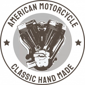 American Motorcycle Sticker 10x10 cmRenkli Sticker