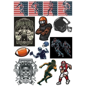 Amerikan Futbolu Sticker Set 15 Parça Telefon, Tablet, Defter, Laptop Sticker