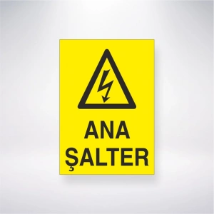 Ana Şalter Sticker 20X28 Cm