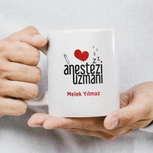 Anestezi Uzmanı İsme Özel Kupa