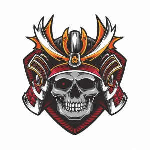 Asker Kurukafa Sticker 10x10 cmRenkli Sticker