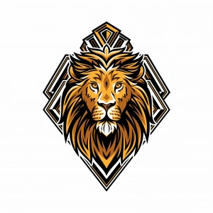 Aslan Sticker 10x10 cmRenkli Sticker