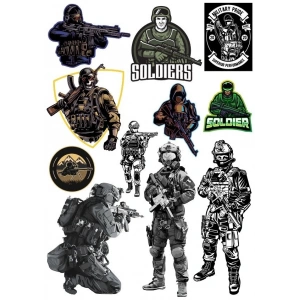 Aslan Sticker Set-10 13 Parça Telefon, Tablet, Defter, Laptop Sticker