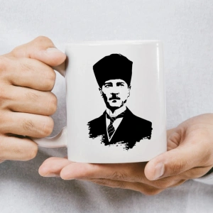 Atatürk Silüet Kupa Baskı