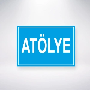 Atölye Sticker 20X28 Cm