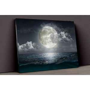 Ay Ve Deniz Kanvas