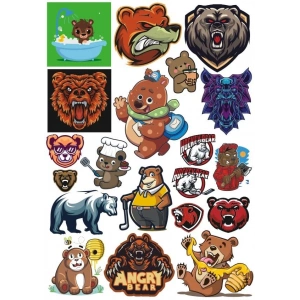 AyI Sticker Set 7 20 Parça Telefon, Tablet, Defter, Laptop Sticker