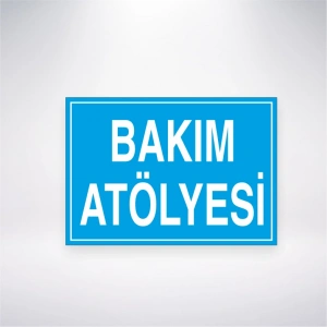 Bakım Atölyesi Sticker 20X28 Cm