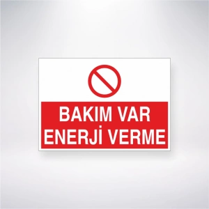 Bakım Var Enerji Verme Sticker 20X28 Cm