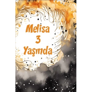 Çiçekler Temalı Doğum Günü Afişi -29 70X100 cm