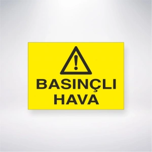 Basınçlı Hava Sticker 20X28 Cm