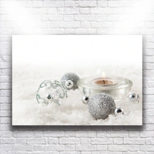 Beyaz Mumlar Kanvas
