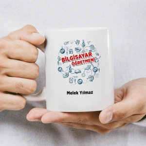 Bilgisayar Öğretmeni İsme Özel Kupa