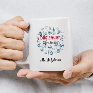 Bilgisayar Öğretmeni İsme Özel Kupa