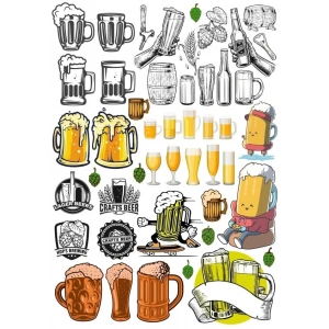 Biralar Sticker Set 20 Parça Telefon, Tablet, Defter, Laptop Sticker