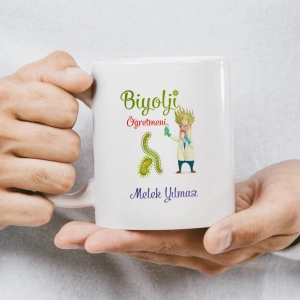 Biyoloji Öğretmeni İsme Özel Kupa