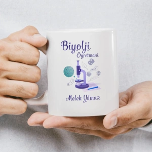 Biyoloji Öğretmeni İsme Özel Kupa