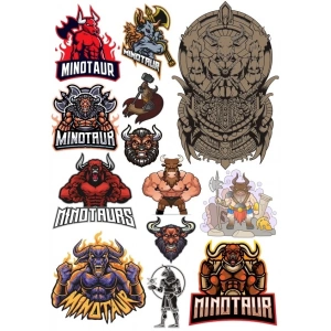 Boğa Sticker Set 6 15 Parça Telefon, Tablet, Defter, Laptop Sticker