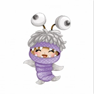 Boonun Eğlenceli Canavar Hali Duvar Dekoru