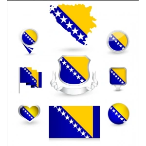 Bosna Hersek Sticker Set