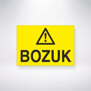Bozuk Sticker 20X28 Cm