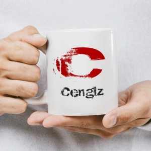 C Harfi İsme Özel Kupa