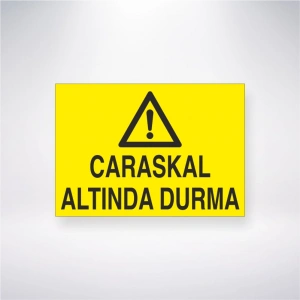 Caraskal Altında Durma Sticker 20X28 Cm