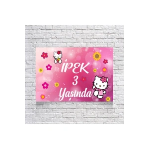 CATS TEMALI DOĞUM GÜNÜ AFİŞİ 70X100 cm