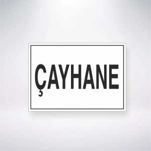 Çayhane Sticker 20X28 Cm