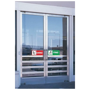 Çekiniz İtiniz 20x10 Sticker 20X28 Cm