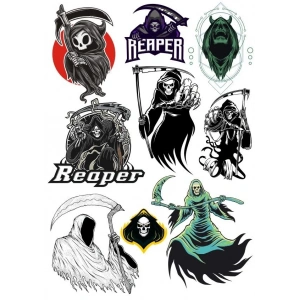 Cellat Sticker Set-2 9 Parça Telefon, Tablet, Defter, Laptop Sticker