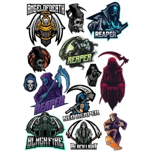 Cellat Sticker Set-3 13 Parça Telefon, Tablet, Defter, Laptop Sticker