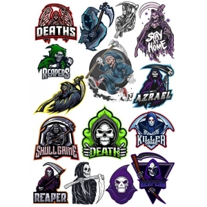 Cellat Sticker Set-4 15 Parça Telefon, Tablet, Defter, Laptop Sticker