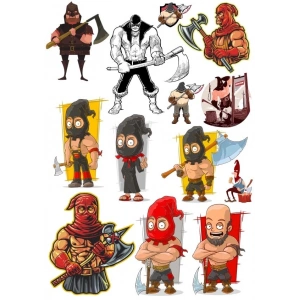 Cellat Sticker Set 5 12 Parça Telefon, Tablet, Defter, Laptop Sticker