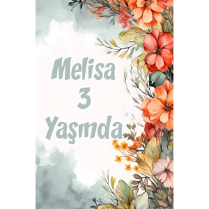 Çiçekler Temalı Doğum Günü Afişi -14 50X70 cm