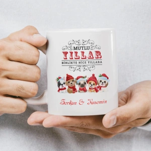 Çiiftlere Özel Nice Mutlu Yıllar Kupa