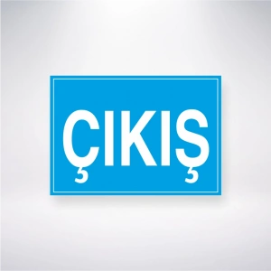Çıkış Sticker 20X28 Cm