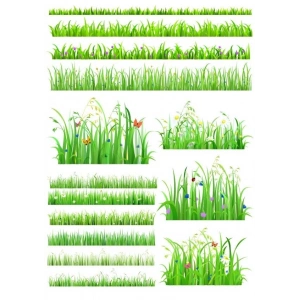 Çimenler Sticker Set 9 Parça Telefon, Tablet, Defter, Laptop Sticker