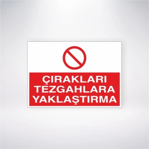 Çırakları Tezgaha Yaklaştırma Sticker 20X28 Cm