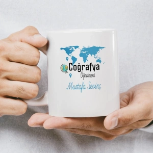 Coğrafya Öğretmeni İsme Özel Kupa