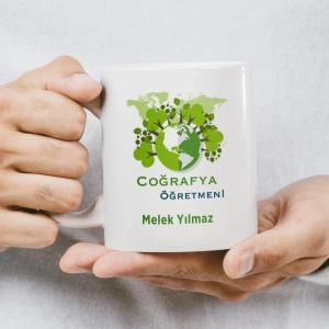 Coğrafya Öğretmeni İsme Özel Kupa