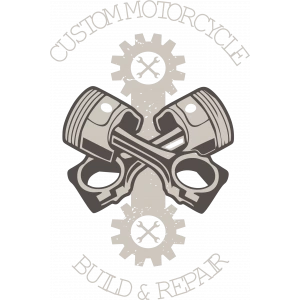 Custom Motorcycle Sticker 10x10 cmRenkli Sticker