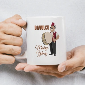 Davulcu İsme Özel Kupa