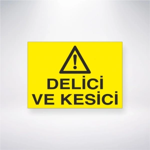 Delici ve Kesici Sticker 20X28 Cm
