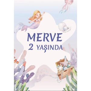 Deniz Kızı Temalı Doğum Günü Afişi 70X100 cm