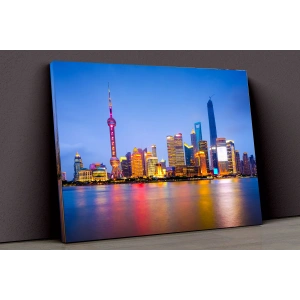 Deniz Ve Şehir Manzarası Kanvas