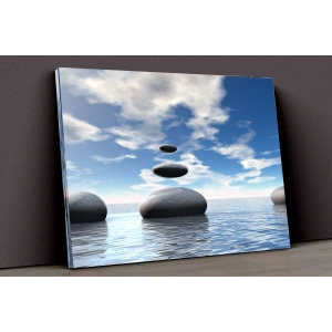 Deniz Ve Taşlar Kanvas