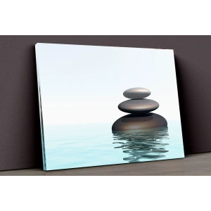 Deniz Ve Taşlar Kanvas