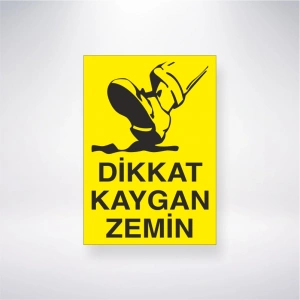 Dikkat Kaygan Zemin Sticker 20X28 Cm