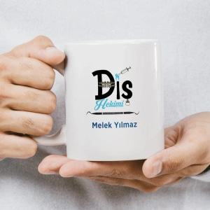 Diş Hekimi İsme Özel Kupa